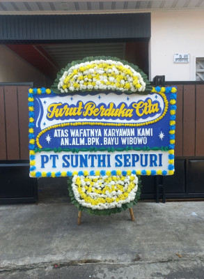 Papan Bunga Duka di Hoya